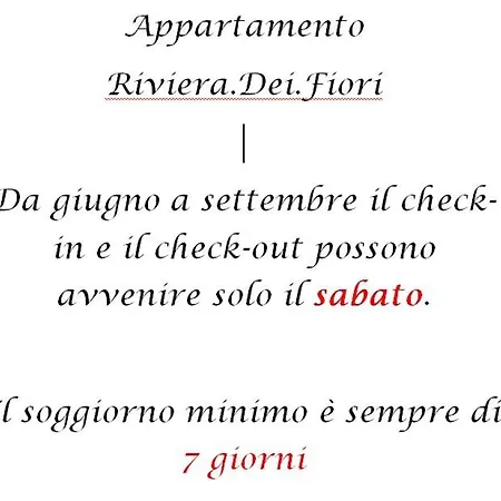 Apartamento La Riviera Dei Fiori *